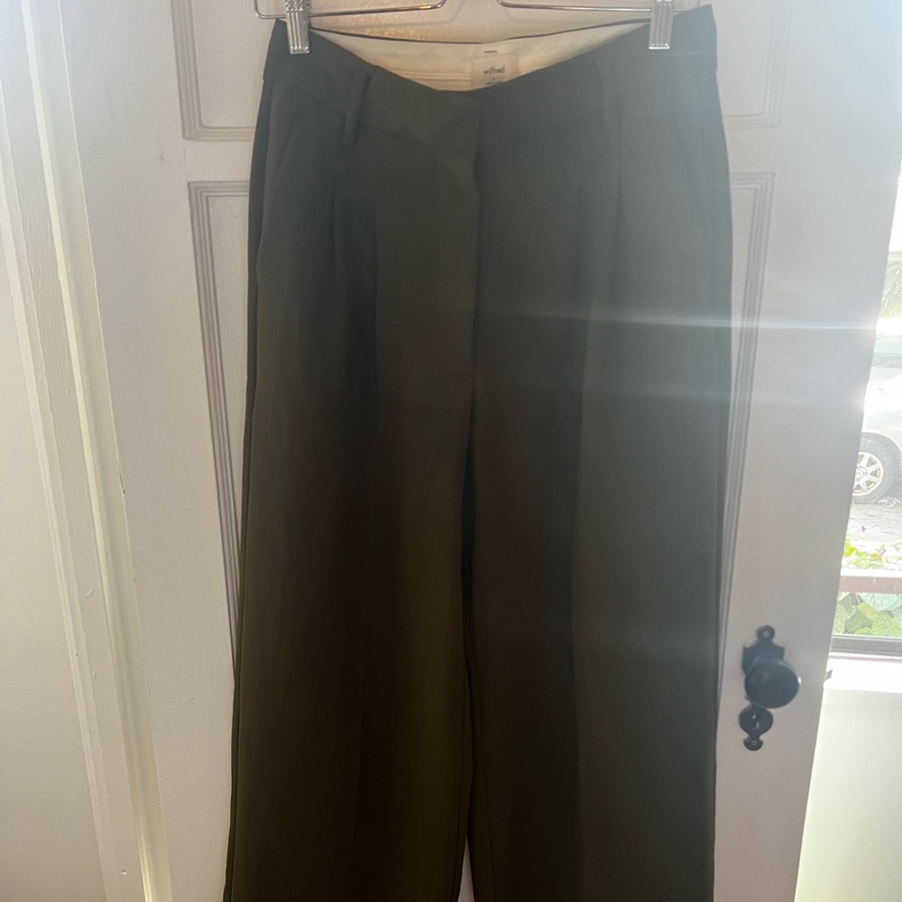 Dark green Wilfred trousers size 8